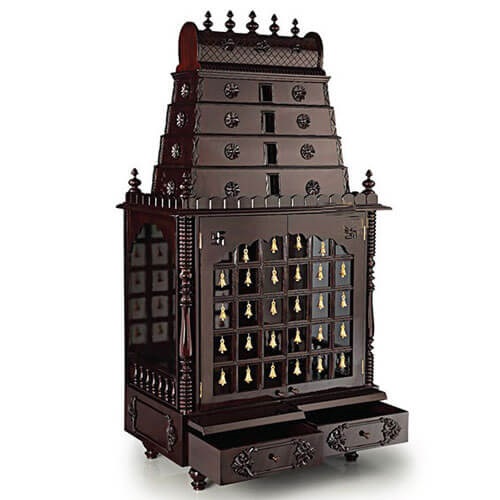 Handmade south Indian pooja mandir for home in UK