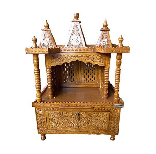 Handmade Teak wood mandir 24x15x36 Inches in UK