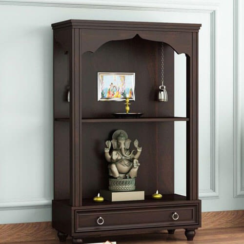 Handmade teak wood pooja mandir 30-12-42 inches in UK