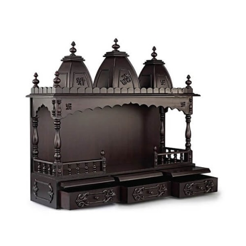 Handmade teak wood pooja mandir 38-15-33 inches in UK